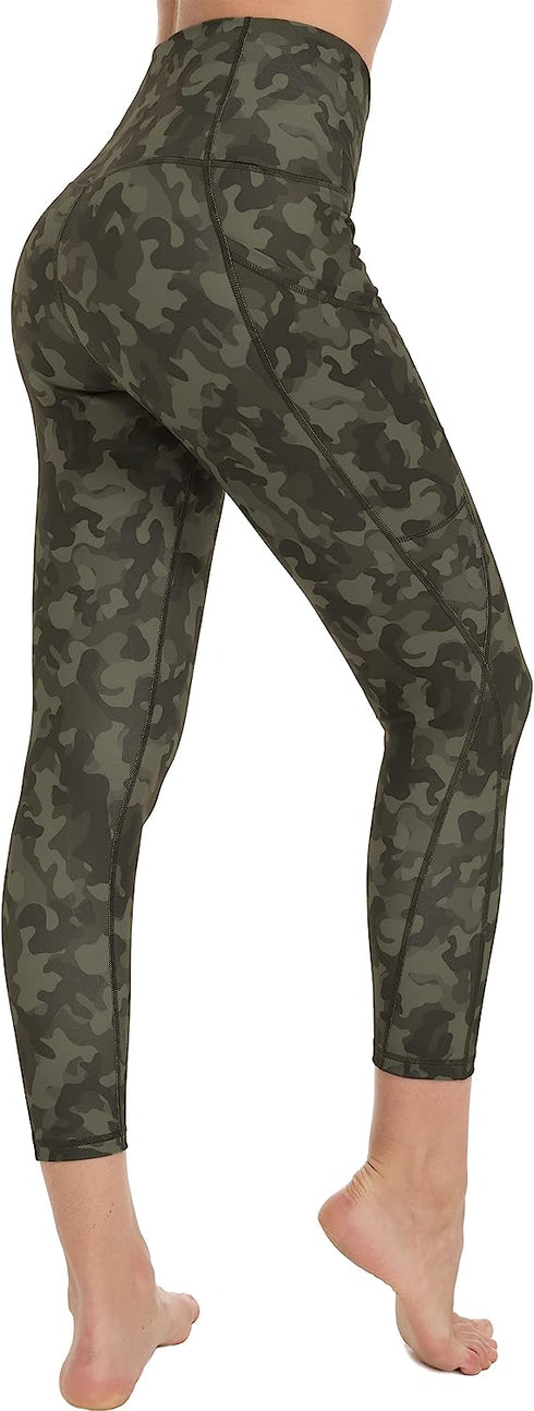 Free Leaper High Waisted Stretchy Yoga Pants for Women with Pockets